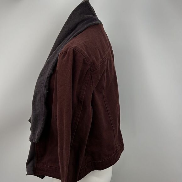 BKE large brown denim open jacket - Picture 5 of 6